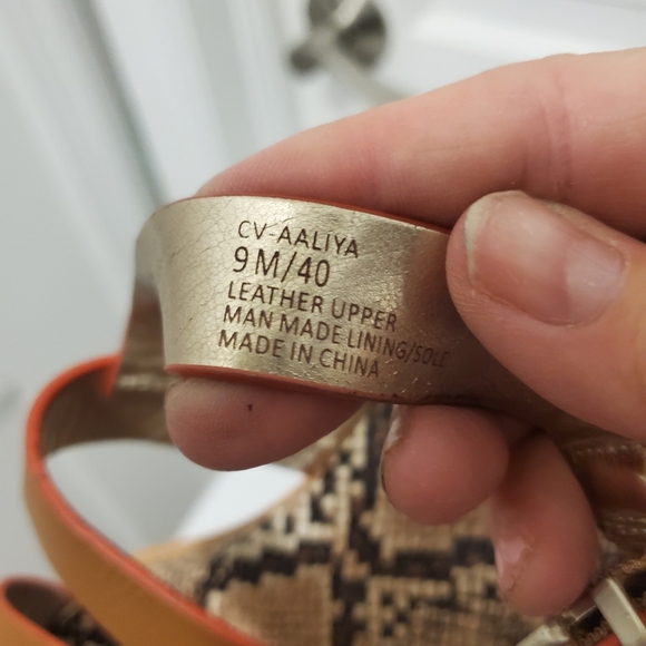 EC Crown Vintage Aaliya Brown Leather Sandals Size 9, Casual - Picture 15 of 15